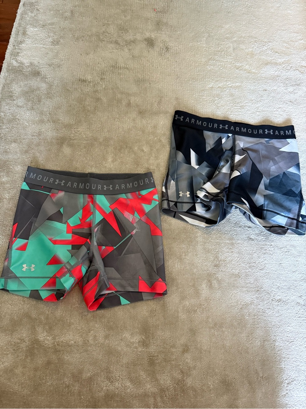 2 Under Armour Compression Shorts